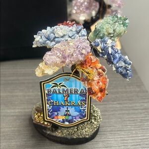 Multi-Color Chakra Crystal Tree